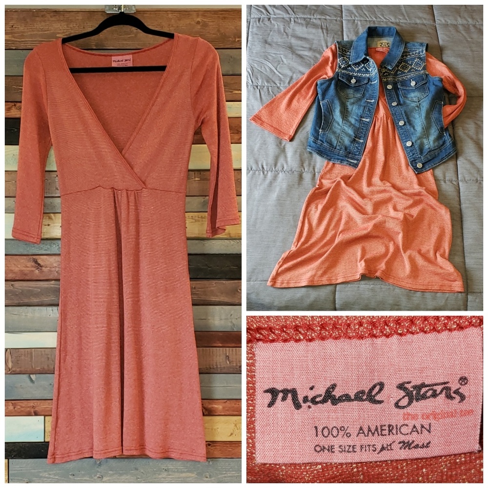 Michael Stars stretchy empire waist dress.